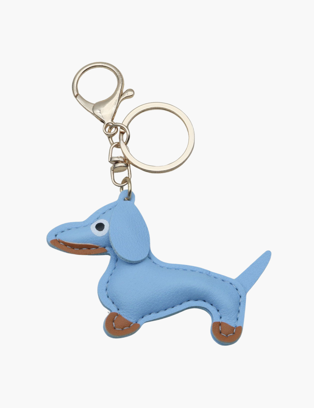 Bag Charm - Sausage Dog with Keychain