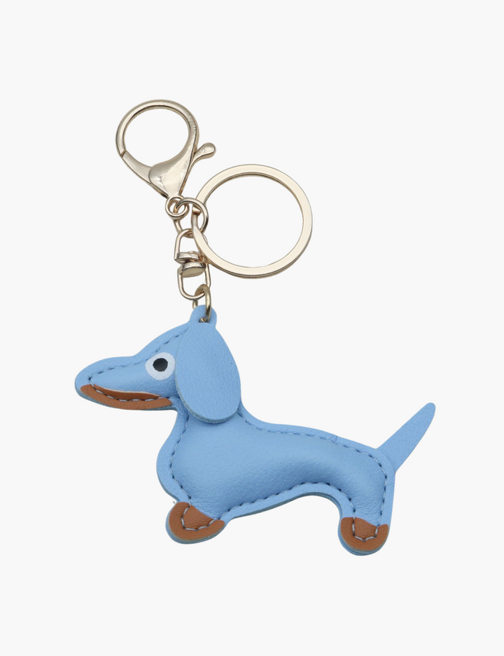 Bag Charm - Sausage Dog with Keychain