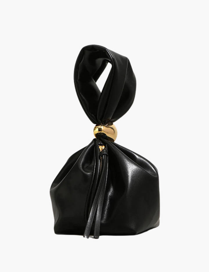 Catrin - Oval Ring Drawstring Bucket Bag