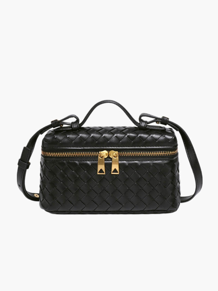 Danielle - Sleek Woven Mini Box Bag