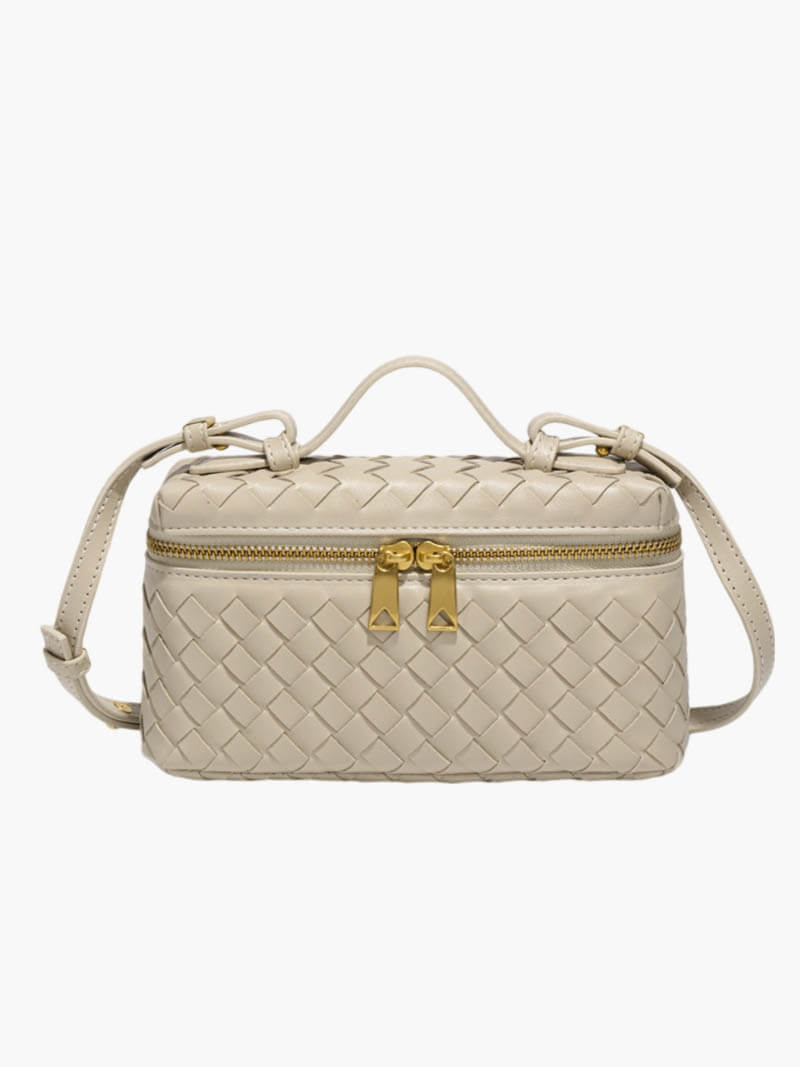 Danielle - Sleek Woven Mini Box Bag