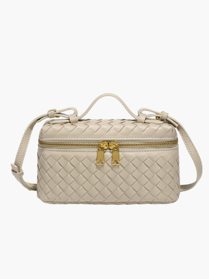 Danielle - Sleek Woven Mini Box Bag