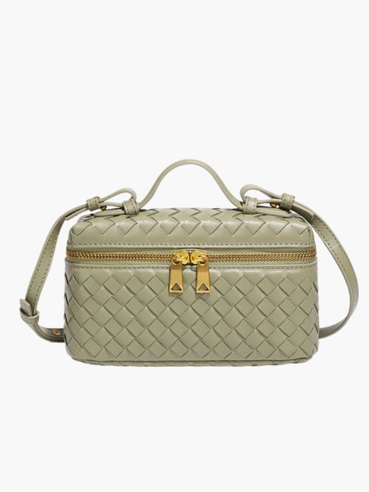 Danielle - Sleek Woven Mini Box Bag