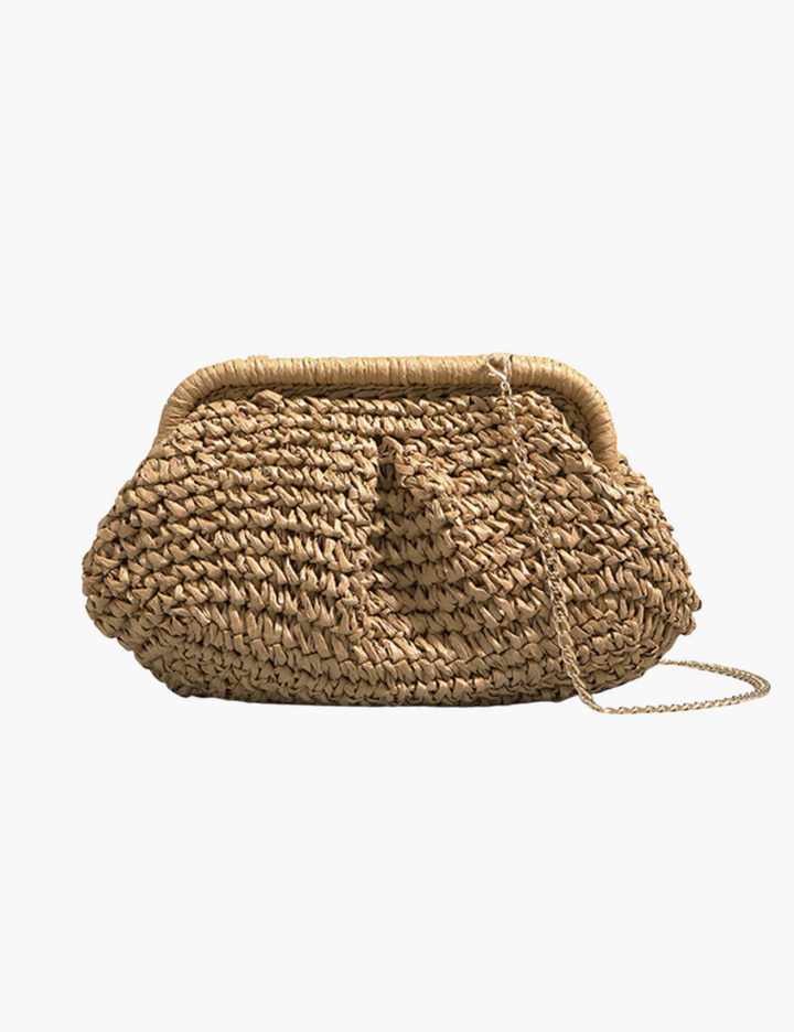 Gaia - Straw Clutch Bag