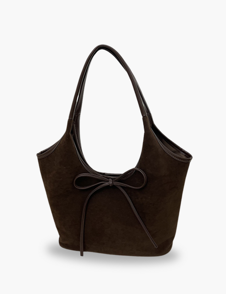 Juliet - Suede Bow Bag