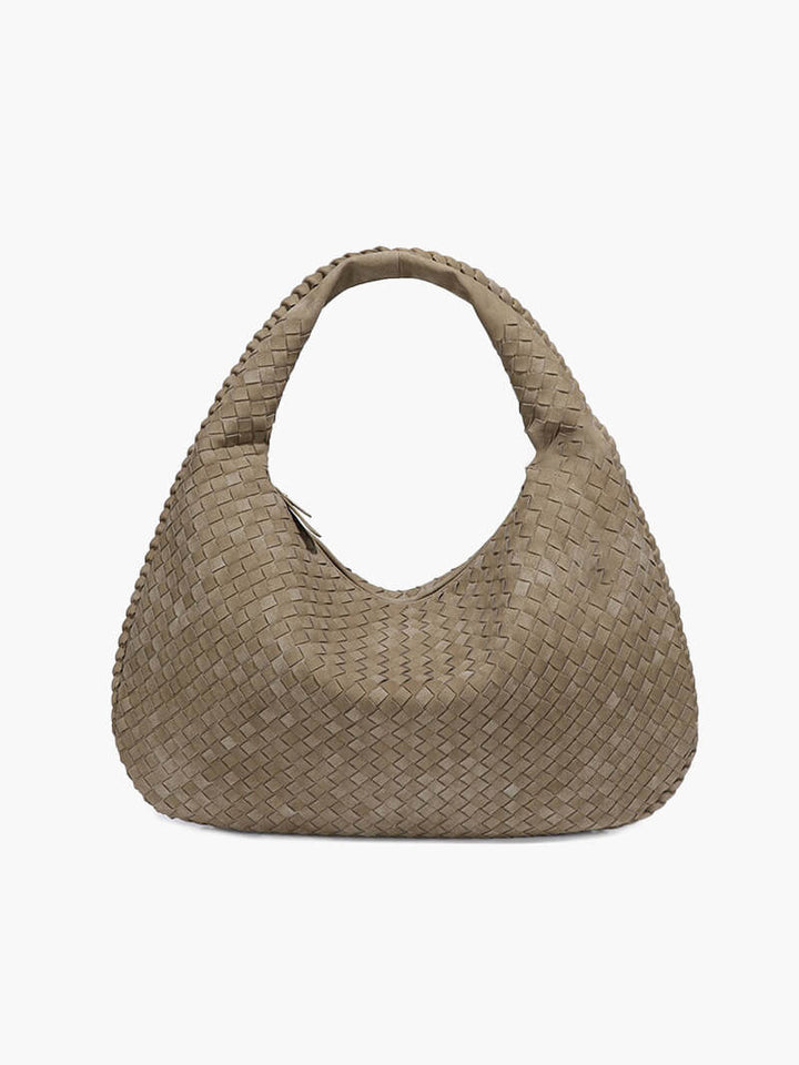 Lindsey - Woven Suede Bag