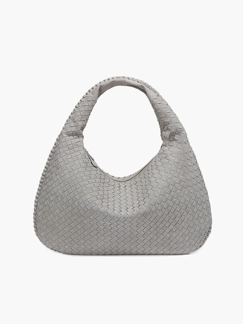 Lindsey - Woven Suede Bag