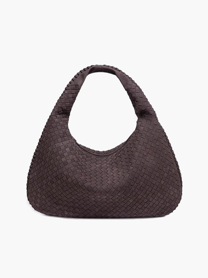 Lindsey - Woven Suede Bag