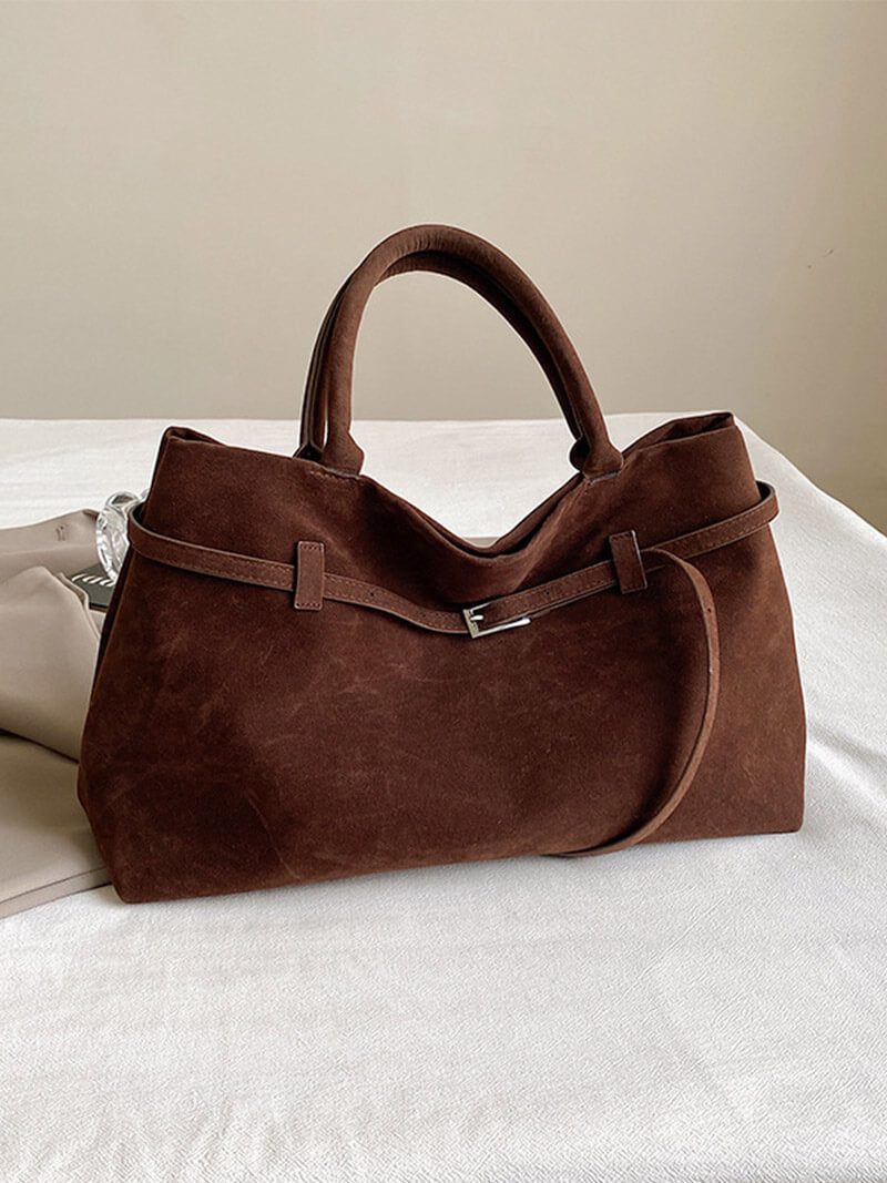 Luna - Crafted Suede Hand Bag