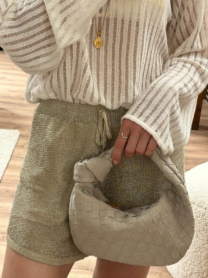 Maeve - Woven Textured Soft Mini Bag