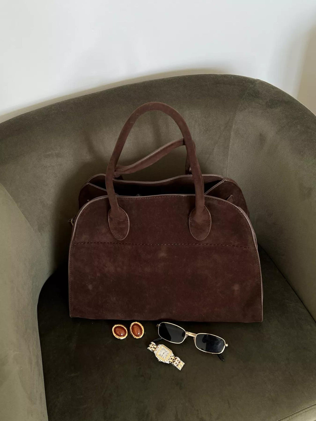 Nina - Suede Hand Bag