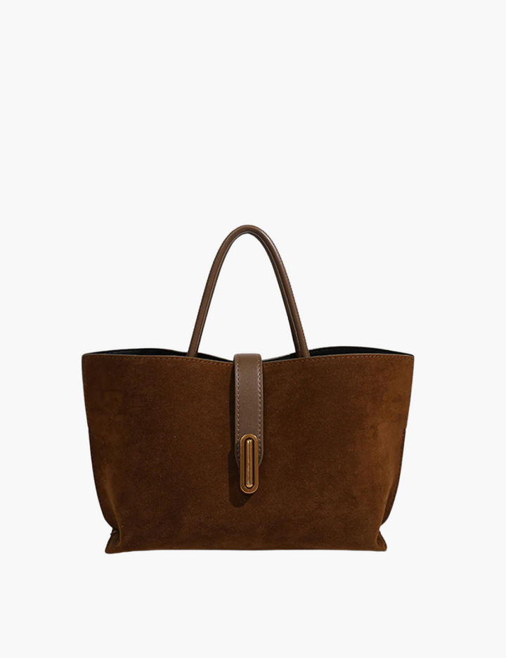 Sophia - Suede Compartment Bag